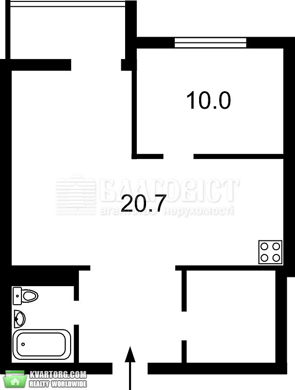 Sell 2-room apartment. Киев,  Барбюса — photo 4