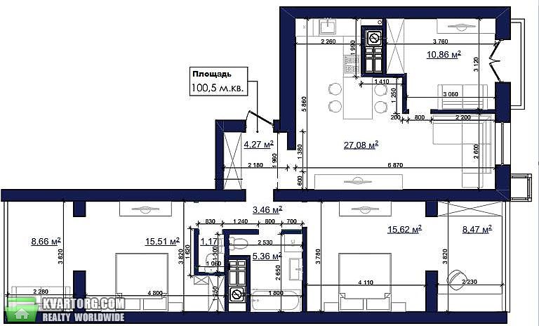 Sell 3-room apartment. Одесса, Чехова — photo 1