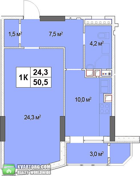 Sell 1-room apartment. Киев,  Соломенская — photo 1