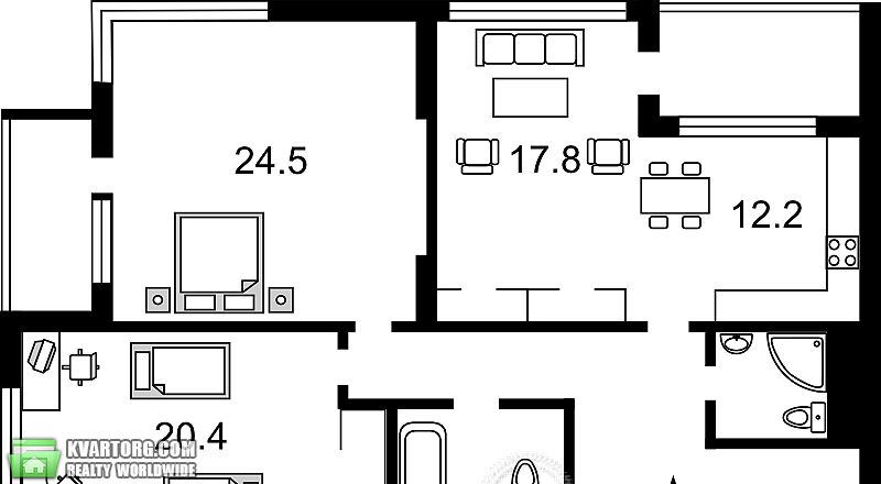 Sell 3-room apartment. Киев,  Барбюса — photo 3