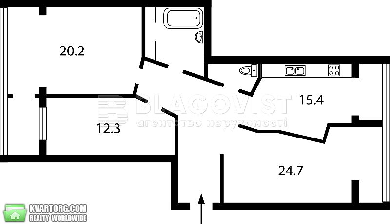 Sell 3-room apartment. Киев,  Бассейная — photo 2