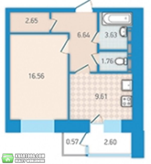 Sell 1-room apartment. Киев,  Вернадского бул — photo 3