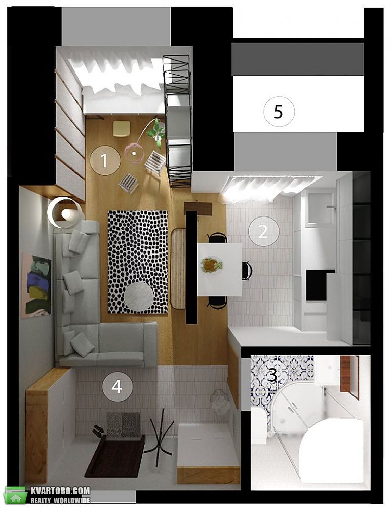 Sell 1-room apartment. Киев,  Качалова — photo 2