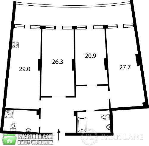 Sell 3-room apartment. Киев, Ломоносова — photo 4