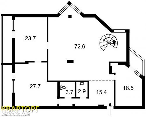 Sell multi-room apartment. Киев, Воровского — photo 3