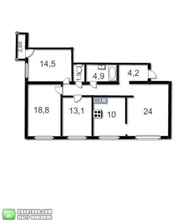 Sell 4-room apartment. Киев,  Вершигоры — photo 10