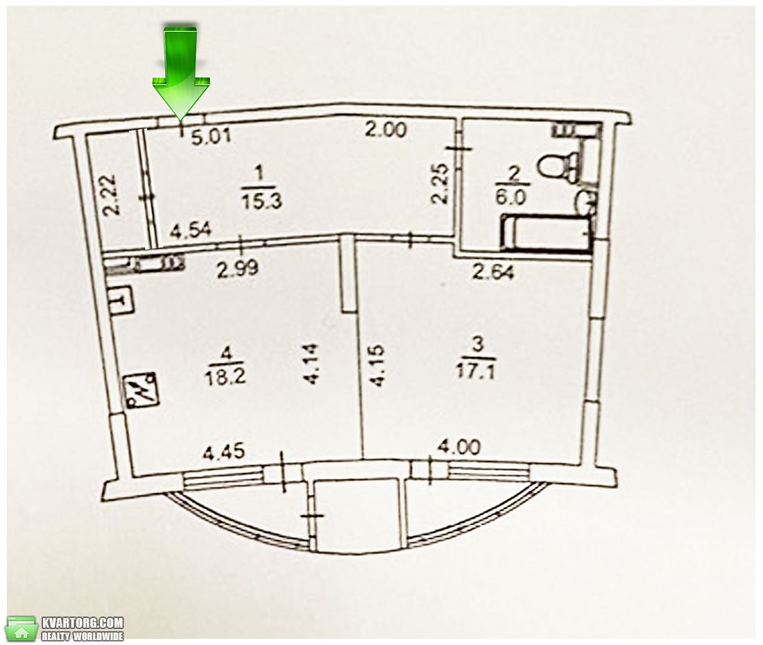 Sell 1-room apartment. Киев,  Урловская — photo 8