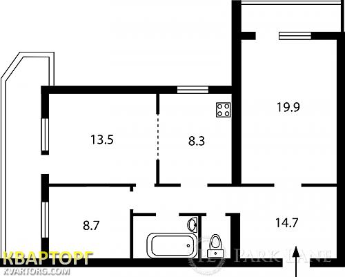 Sell 3-room apartment. Киев, Краснозвездный пр — photo 2