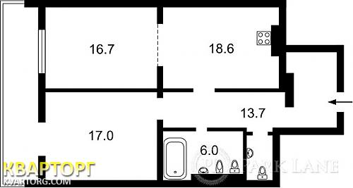 Sell 2-room apartment. Киев, Саксаганского — photo 2