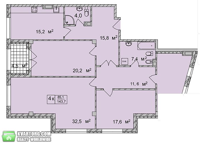 Sell 4-room apartment. Харьков, Иванова — photo 1