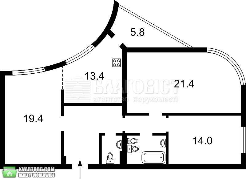 Sell 3-room apartment. Киев,  Героев Сталинграда пр — photo 3