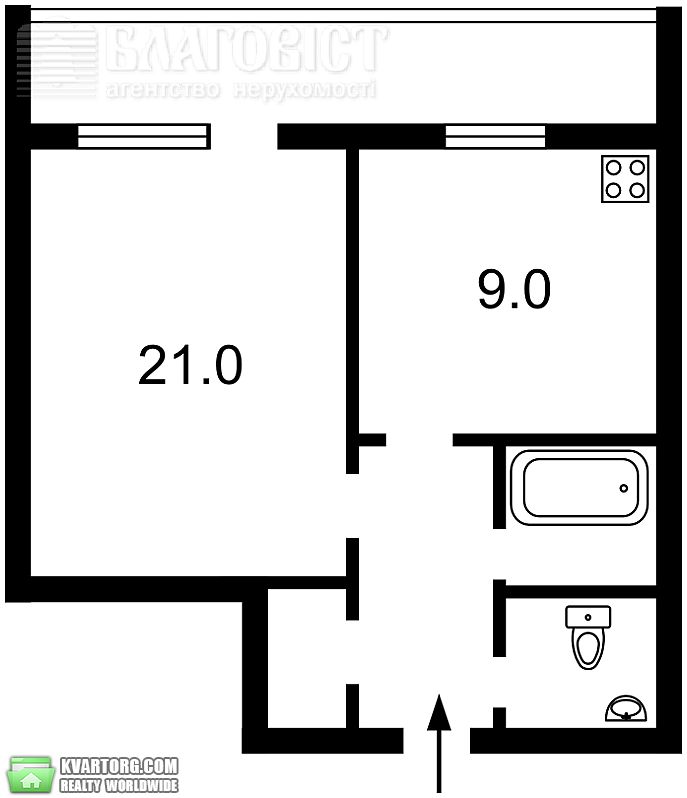 Rent out 1-room apartment. Киев,  Бориспольская — photo 6