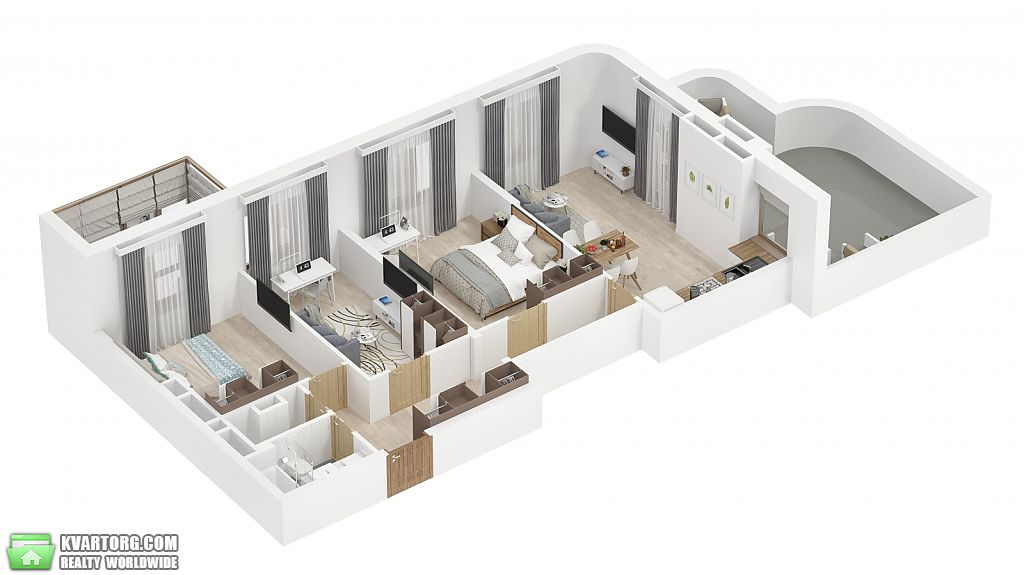 Sell 3-room apartment. Одесса, Вильямса — photo 1