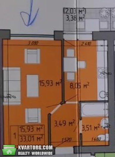 Sell 1-room apartment. Одесса, Жемчужная — photo 3