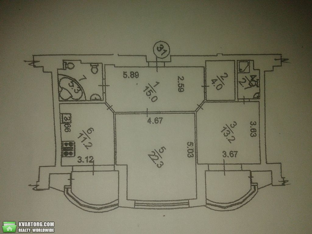 Sell 2-room apartment. Киев, Богдана Хмельницкого — photo 6