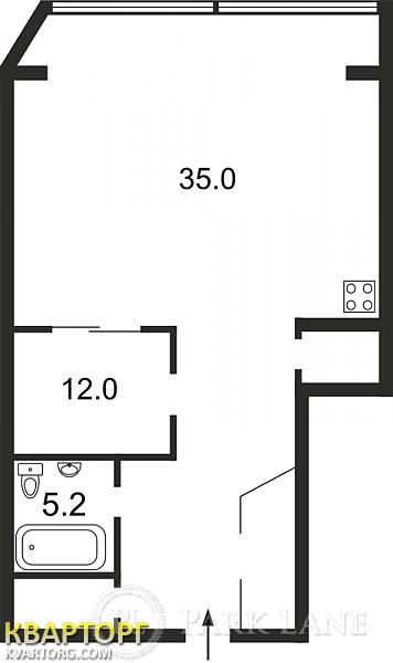 Sell 1-room apartment. Киев, Героев Сталинграда пр — photo 2