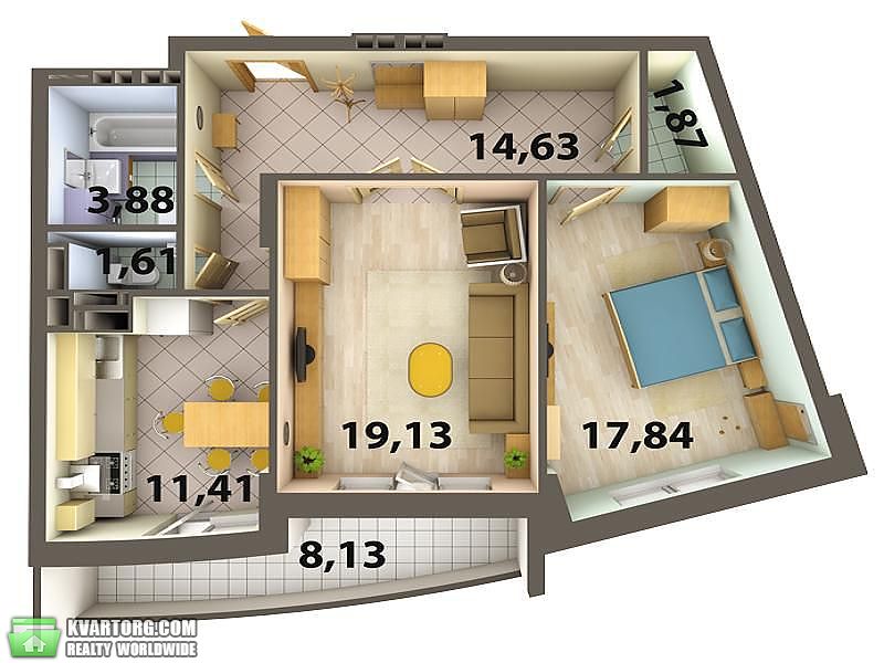 Sell 2-room apartment. Киев, Сикорского — photo 9