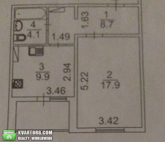Sell 1-room apartment. Киев,  Закревского — photo 2