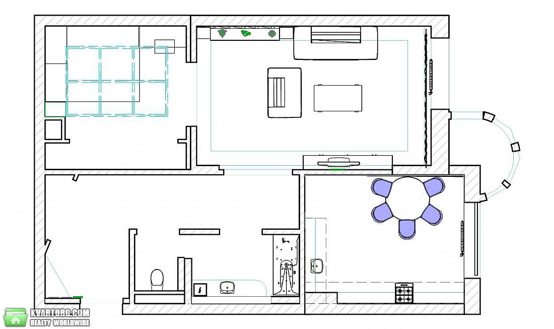 Sell 2-room apartment. Киев,  Кудрявский спуск — photo 10