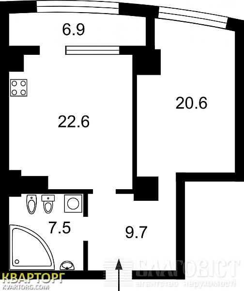 Sell 1-room apartment. Киев,  Оболонская наб — photo 2