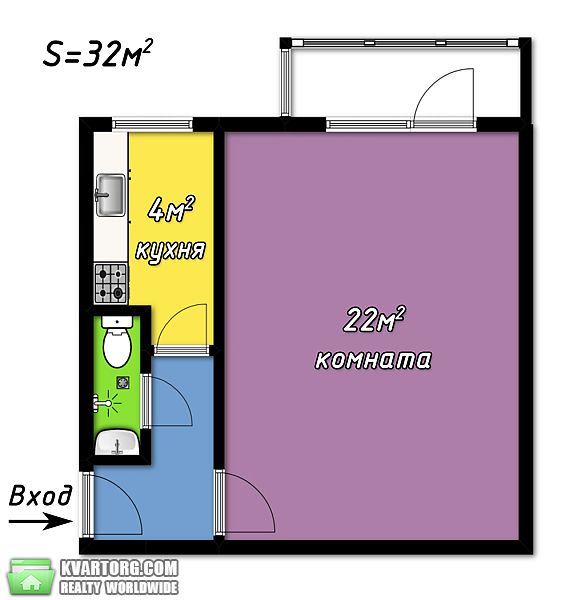 Sell 1-room apartment. Одесса, Польская — photo 2