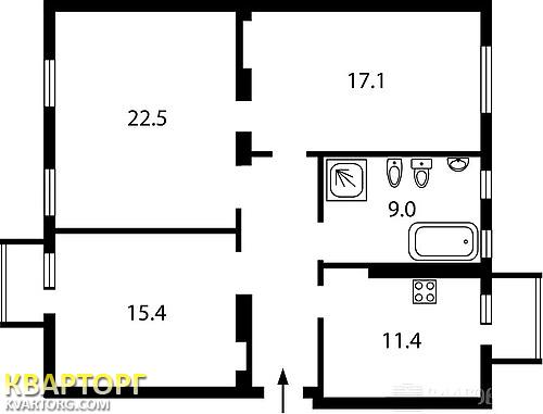 Sell 3-room apartment. Киев, Богдана Хмельницкого — photo 2