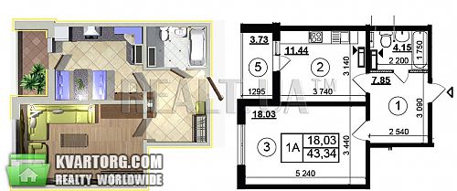 Sell 1-room apartment. Киев, Чавдар — photo 1
