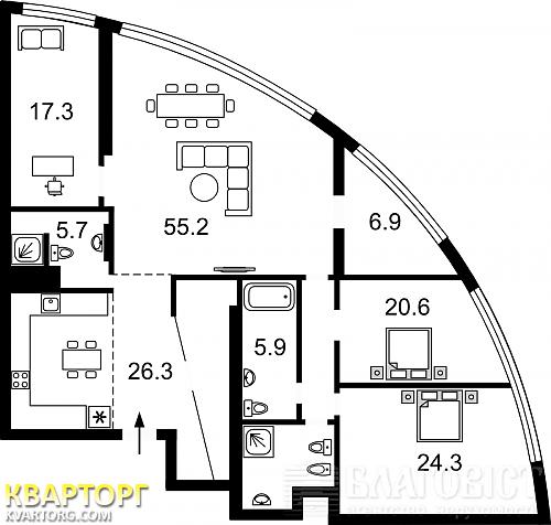 Sell 4-room apartment. Киев,  Мирного Панаса — photo 2