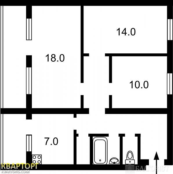 Sell 3-room apartment. Киев,  Гоголевская — photo 3
