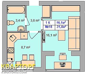 Sell 1-room apartment. Киев,  Большая Окружная — photo 6