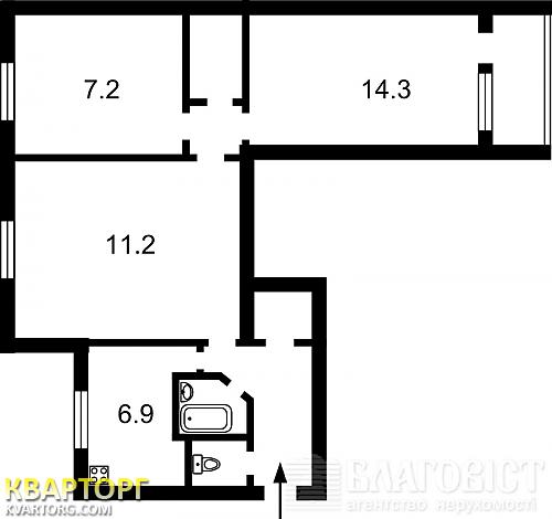 Sell 3-room apartment. Киев,  Победы пр — photo 2