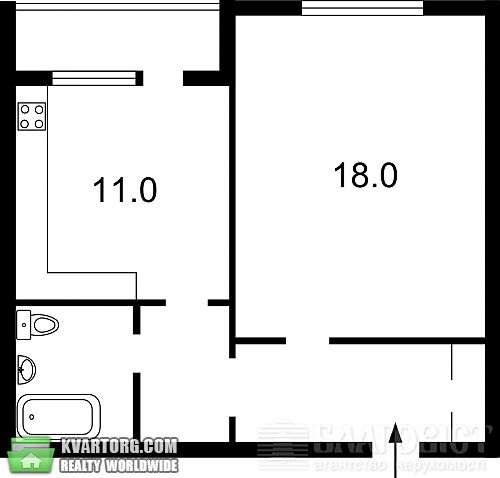 продам 1-комнатную квартиру. Киев,  Драгоманова - фото 3