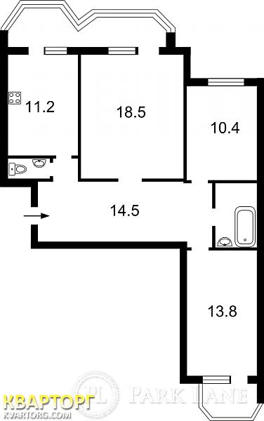 Sell 3-room apartment. Киев,  Вильямса — photo 10