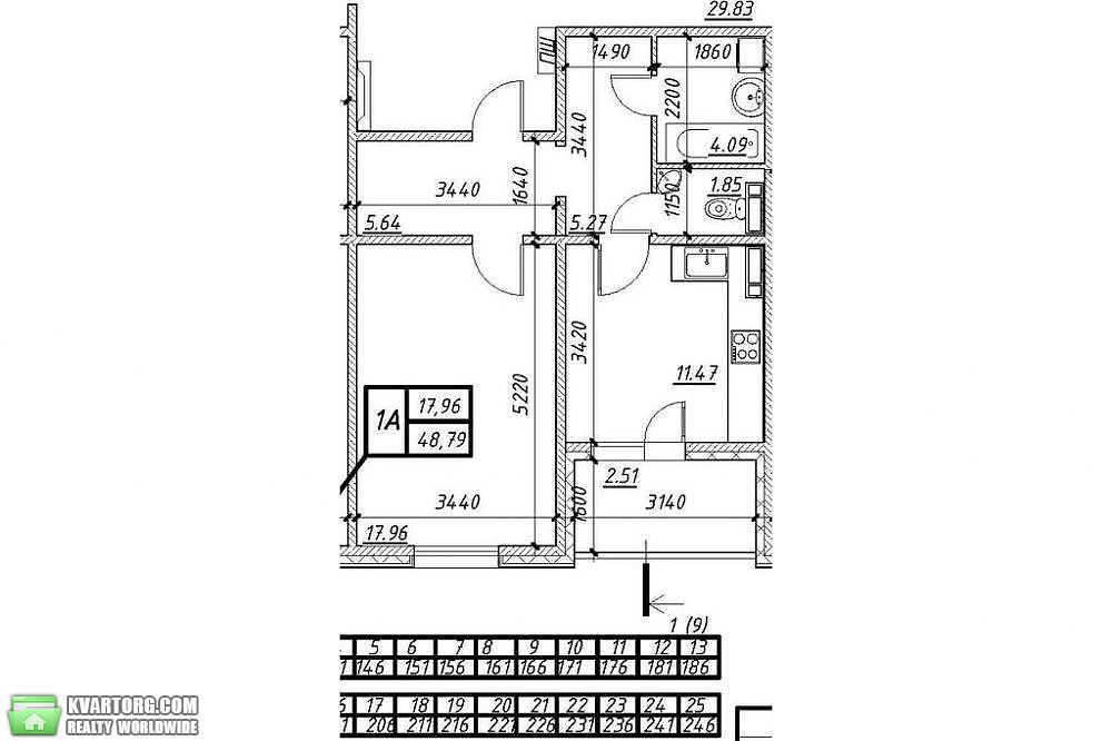 Sell 1-room apartment. Киев,  Глушкова пр — photo 7