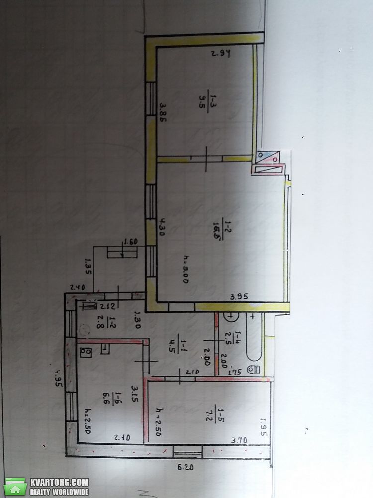 Sell 3-room apartment. Днепропетровск, Рабочая — photo 1