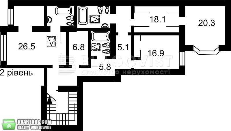 Sell multi-room apartment. Киев,  Богдана Хмельницкого — photo 2