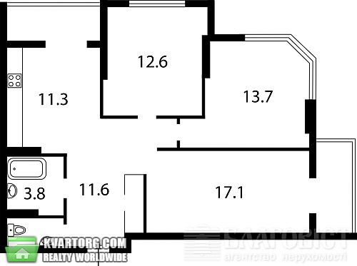 Sell 3-room apartment. Киев,  В.Китаївська — photo 8