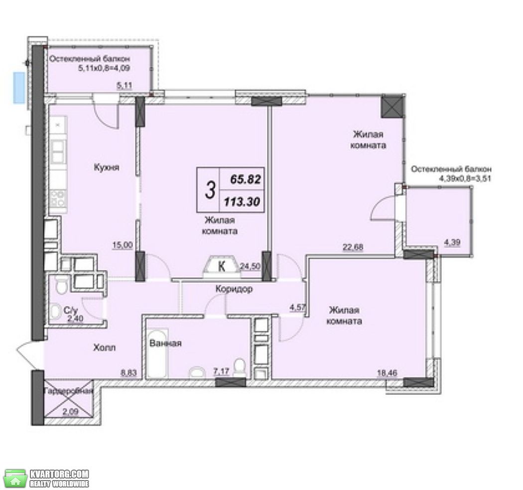 Sell 3-room apartment. Киев,  Драгомирова — photo 2