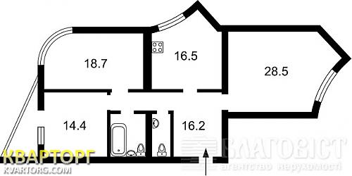 Sell 3-room apartment. Киев, Героев Сталинграда пр — photo 2