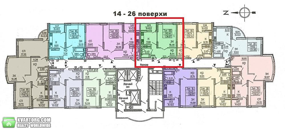 Sell 1-room apartment. Киев,  Крушельницкой — photo 2