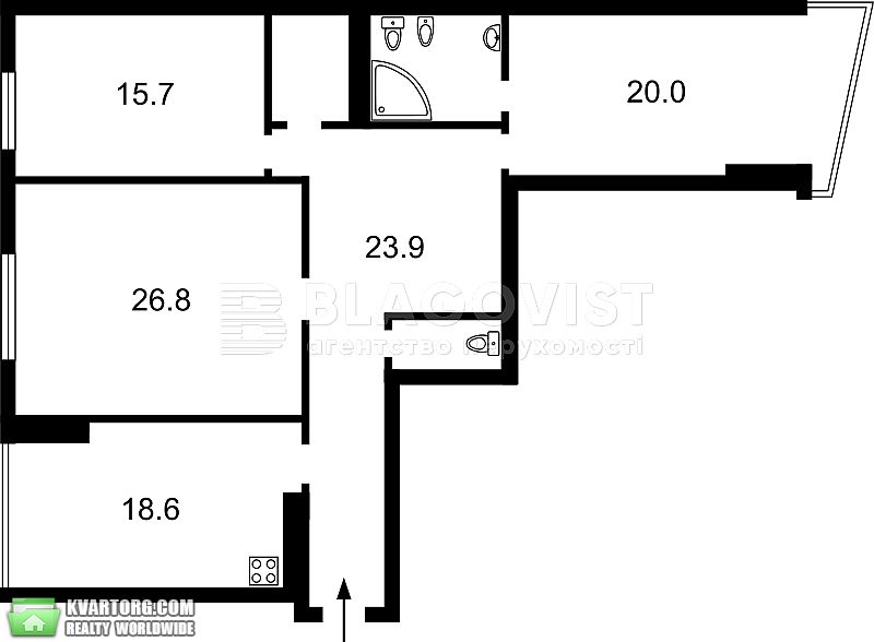 Sell 3-room apartment. Киев,  Ковпака — photo 5
