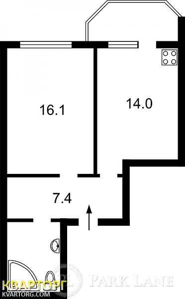 Sell 1-room apartment. Киев,  Пчелки — photo 2