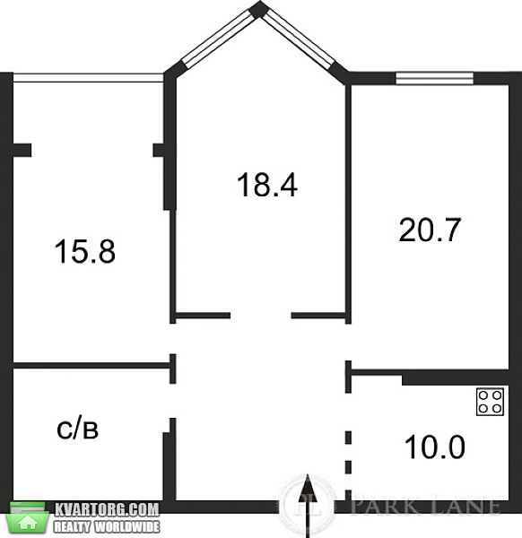 Sell 2-room apartment. Киев,  Саперно-Слободская — photo 8