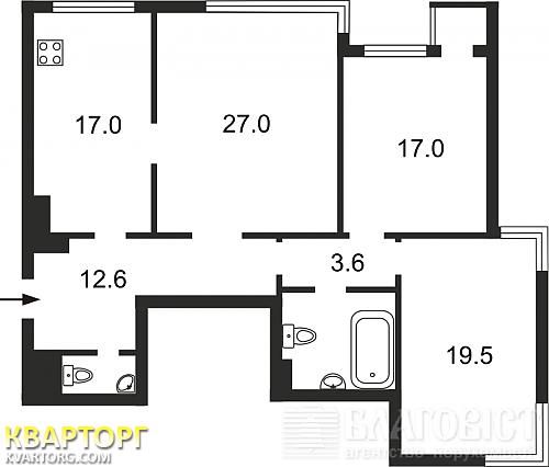 Sell 3-room apartment. Киев,  Краснозвездный пр — photo 2