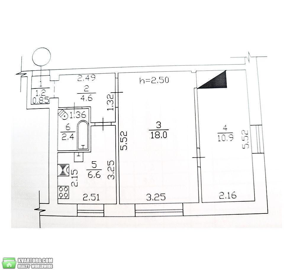Sell 2-room apartment. Полтава, річкова — photo 1