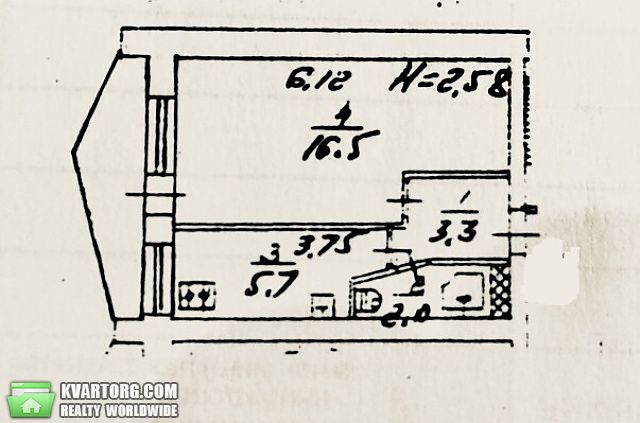 Sell 1-room apartment. Киев,  Запорожца — photo 3