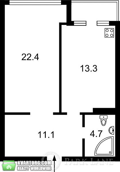 Sell 1-room apartment. Киев, Ямская — photo 7