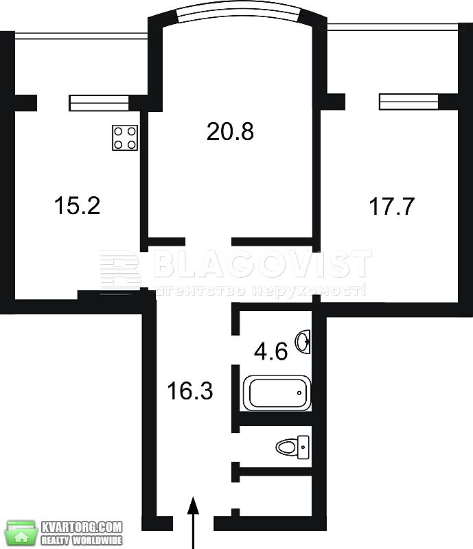 Sell 2-room apartment. Киев, ніжинська — photo 2