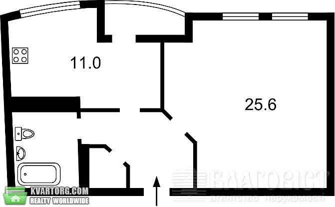 Sell 1-room apartment. Киев,  Жилянская — photo 6