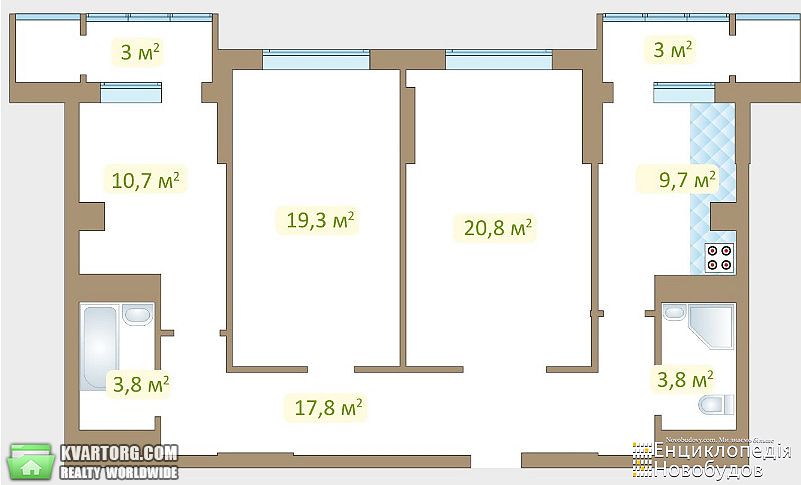 Sell 3-room apartment. Киев,  Механизаторов — photo 4